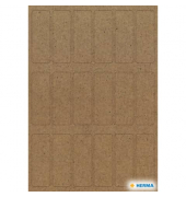 Haushaltsetikette Silphie 12x34mm braun