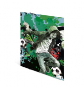 Gummizugmappe 19578, A3 Motiv &bdquo;Street Soccer&ldquo; Karton, mit 3 Einschlagklappen