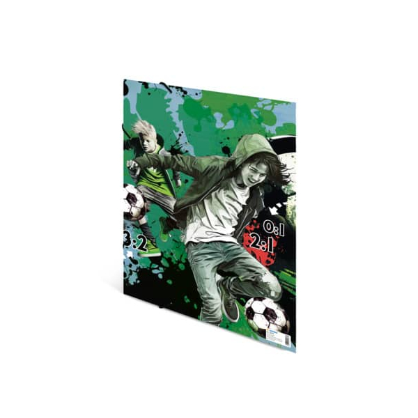 4008705195782 - Gummizugmappe 19578 A3 Motiv ?Street Soccer? Karton mit 3 Einschlagklappen 4008705195782 Herma