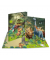Gummizugmappe Dino World - Serie 19723, A4 mehrfarbig Karton, f&uuml;r ca. 50 Blatt  (80 g/m&sup2;), mit 3 Einschlagklappen