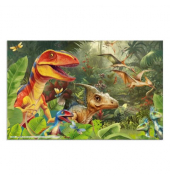 Schreibunterlage 19743 mehrfarbig Dino World 55x35cm