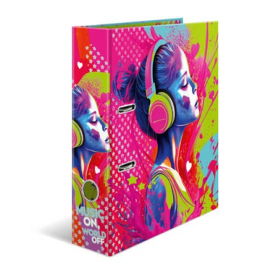 Ordner A4 70mm Music Girl