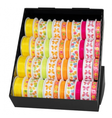 Zierband Z657 099 94 0044, Frühling, farbig sortiert