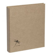 Ringbuch Pur Libelle 20786-11, A5 2 Ringe 25mm Ring-Ø Karton natur