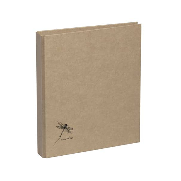 4009212063359 - Ringbuch Pur Libelle 20786-11 A5 2 Ringe 25mm Ring-Ø Karton natur 4009212063359 Pagna