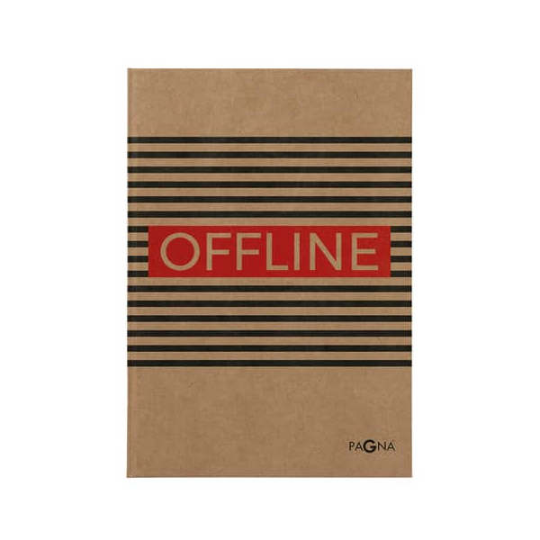 4009212063731 - Notizbuch 26071-15 Offline braun A4 kariert 80 Blatt   160 Seiten 4009212063731 Pagna