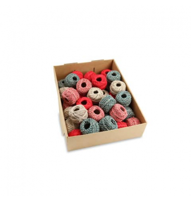 Kordel Donau 1202-099, ohne, 15m, farbig sortiert