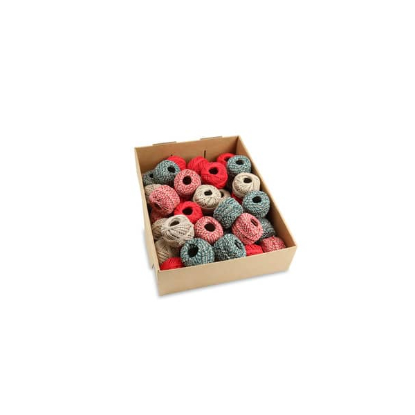 40 Stück Alpedia Kordel 1202-099, Donau Traditionell, 2mm x 15m, farbig sortiert 4009236159113 Alpedia