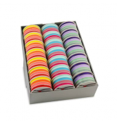 Ringelband 1356-099, Multispule, farbig sortiert