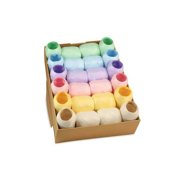 24 Stück Präsent Eiknäuel Poly Glitter Ganzjahr pastell 4009236161659 Präsent