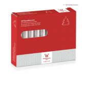 Christbaumkerzen 580802.027 ohne silber 9,6x1,3cm 1,5 h Brenndauer