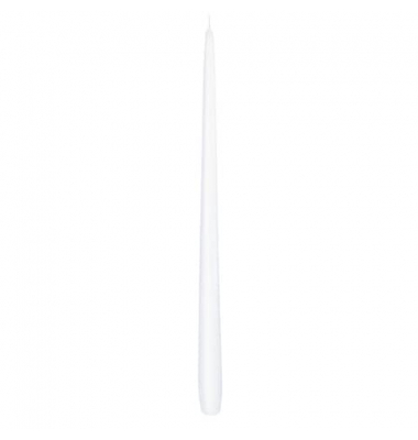 Kerze 203022.004 ohne wei&szlig; 40x2,5cm 15 Std. Brenndauer