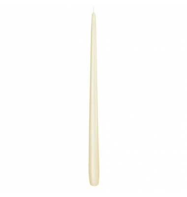 Kerze 203022.003 ohne elfenbein 40x2,5cm 15 Std. Brenndauer