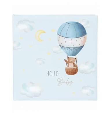 Fotobuch Baby Balloon Journey blau