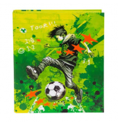 Ringbuch St&uuml;rmer Junge-Fu&szlig;baller 37 133, A4 2 Ringe 30mm Ring-&Oslash; Karton gemustert