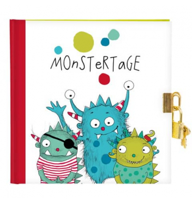 Tagebuch 44 430, Monster, 16,5x16,5cm (BxH), 96 Seiten