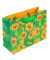 Geschenktasche 46 548 Sunflower green, allgemein, mit Trageband / Geschenkanh&auml;nger, Sonnenblumen, 18cm x 25cm