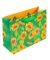Geschenktasche 46 548 Sunflower green, allgemein, mit Trageband / Geschenkanh&auml;nger, Sonnenblumen, 18cm x 25cm