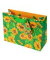 Geschenktasche 46 548 Sunflower green, allgemein, mit Trageband / Geschenkanh&auml;nger, Sonnenblumen, 18cm x 25cm