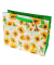 Geschenktasche 46 549 Sunflower white, allgemein, Schleifenband mit Karte, Goldprägung, Sonnenblumen, 330mm x 270mm