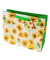 Geschenktasche 46 549 Sunflower white, allgemein, Schleifenband mit Karte, Goldprägung, Sonnenblumen, 330mm x 270mm
