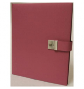Ringbuch 53 608, A4 Naturpapier fuchsia