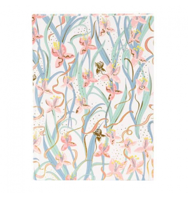 Notizbuch 64 515, Garden Chic, wei&szlig;, A5, Lineatur, 100g, 100 Blatt / 200 Seiten