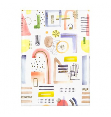 Notizbuch 64 544, Free Flow, wei&szlig;, A5, blanko, 100g, 100 Blatt / 200 Seiten