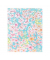 Notizbuch 64 546, bunt, A5, blanko, 100 Blatt / 200 Seiten