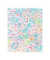 Notizbuch 64 546, bunt, A5, blanko, 100 Blatt / 200 Seiten