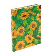 Notizbuch 64 548, Sunflower, gr&uuml;n, A5, blanko, 100g, 100 Blatt / 200 Seiten