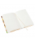 Notizbuch 64 549, gelb, A5, blanko, 100 Blatt / 200 Seiten