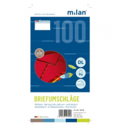 Briefumschlag 107/25, DIN lang, haftklebend mit Abziehstreifen, 80g, weiß