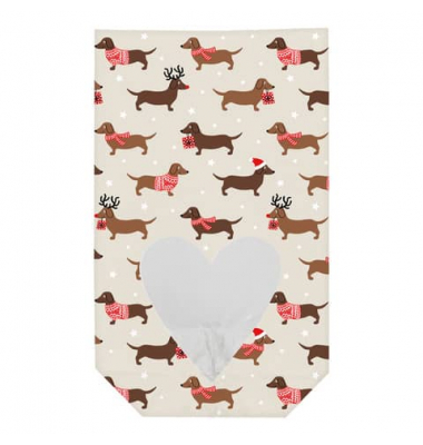 Weihn.Bodensack  Weihnachtsdackel