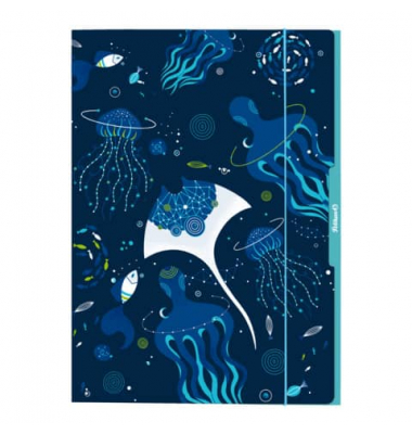 Sammelmappe 277013, A3 mehrfarbig, Karton