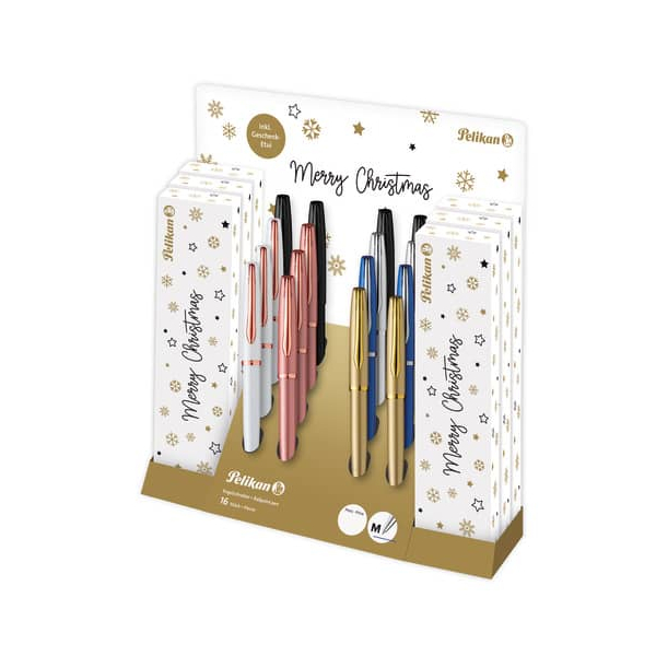 16 Stück Pelikan Kugelschreiber JAZZ 607872, blau, M, nachfüllbar 4012700607874 Pelikan