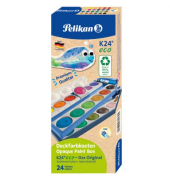 Farbkasten K24 eco, 701303, Wasserfarbe, 24 Farben, farbig sortiert