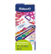 Farbkasten K12, 701327, Deckfarbe, 12 Farben, violett