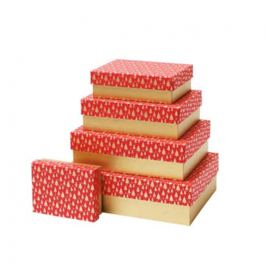 Weihn.Geschenkkarton Golden For