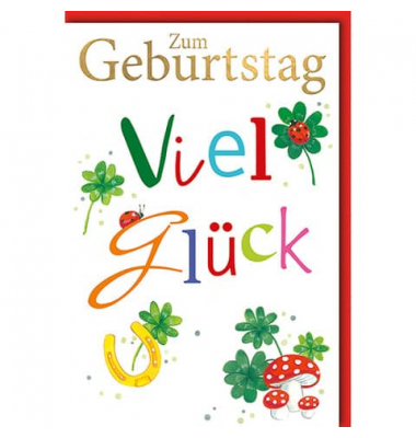 Geburtstagskarten 5006-22232 bunt