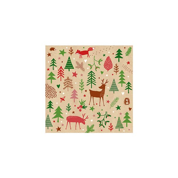 4014995428165 - Braun & Company Servietten By Nature Tiere Winter 33 x 33 cm - 20er Pack Servietten 4014995428165 - Braun & Company Servietten By Nature Tiere Winter 33 x 33 cm - 20er Pack Servietten