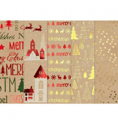 Geschenkpapier 1460-23099, sortiert, 70cm x 1,5m, bunt