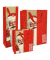 Geschenktasche 1600-24099/PBS Ho, Weihnachten, mit Trageband, Weihnachtsmann
