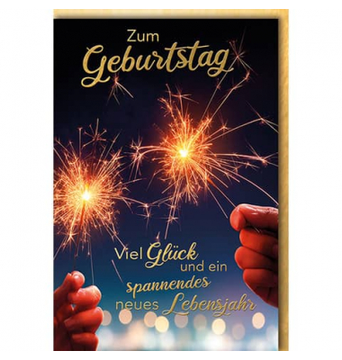 Geburtstagskarten 5006-22239 115mm x 170mm (BxH) bunt