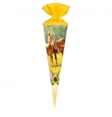 Schultüte 70cm Fohlenweide