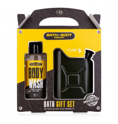 Badeset Bath + Body Toolkit Flachmann