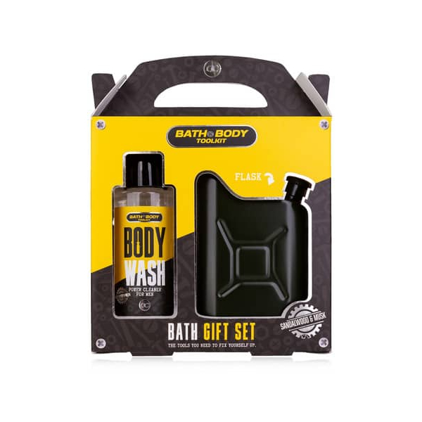 4015953711244 - Badeset 6059219 Sandalwood & Musk 100 ml Body Wash & 115 ml Kanister Flasche Kanister 4015953711244 ACCentra