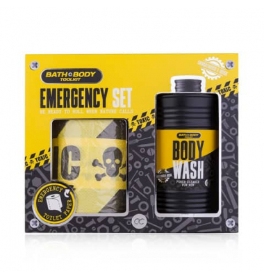 Badeset 6059650, Sandalwood & Musk, 400 ml, Flasche und 1 Rolle