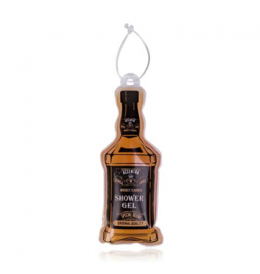 Duschgel 8159659 Whiskey Flavor, Whiskey, 200 ml, Flasche mit Aufh&auml;nger in einer trendigen Whisky Flaschen Optik
