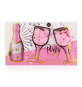 Badeset Let's Celebrate rosa